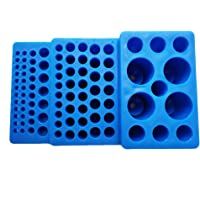 Los mejores  - Estante multifuncional para tubos de ensayo de tubo de ensayo trapezoidal para tubo de prueba de 0-2 ml-50 ml tubo de…